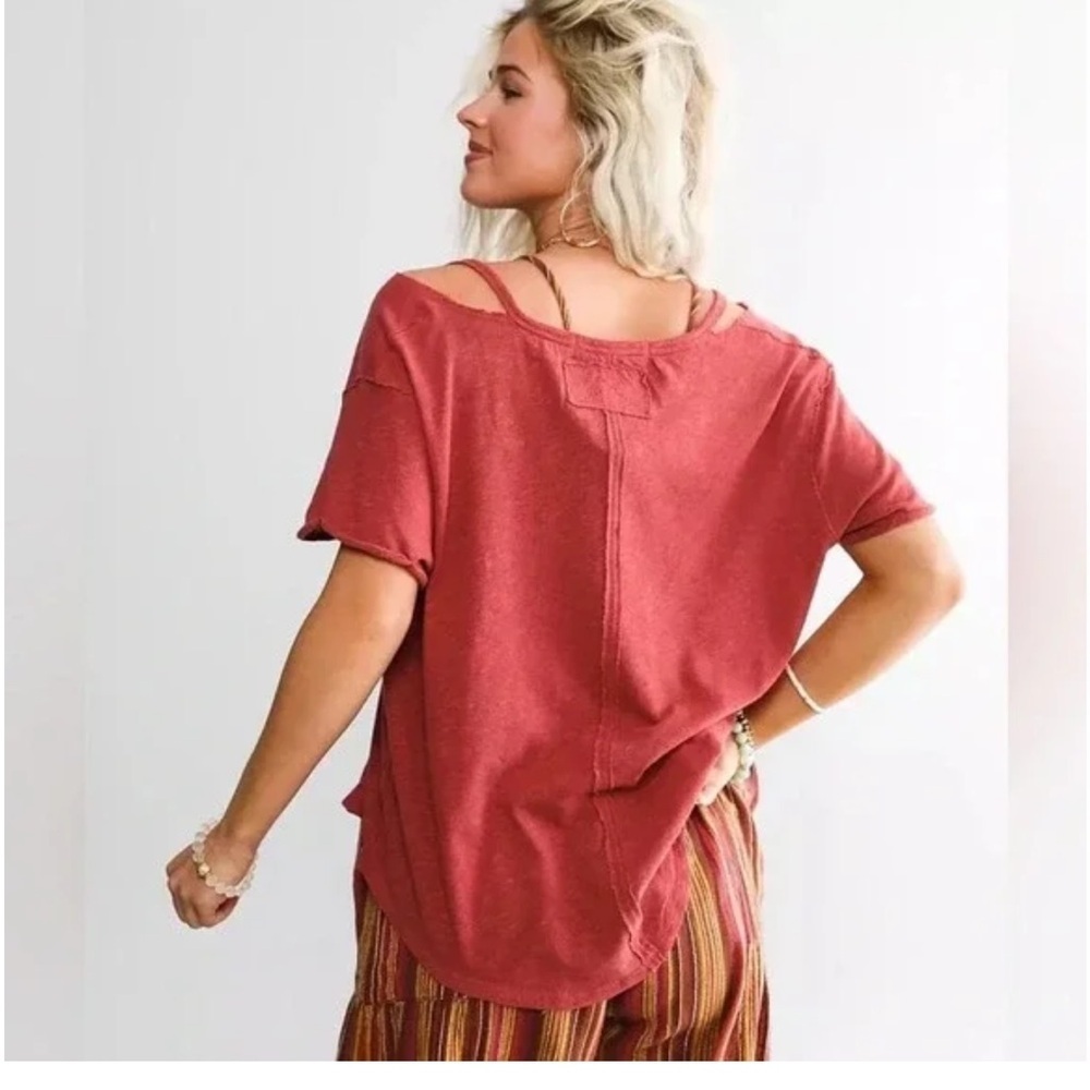 We the Free (Free People) Linen Blend Over U Top - Picture 2 of 12